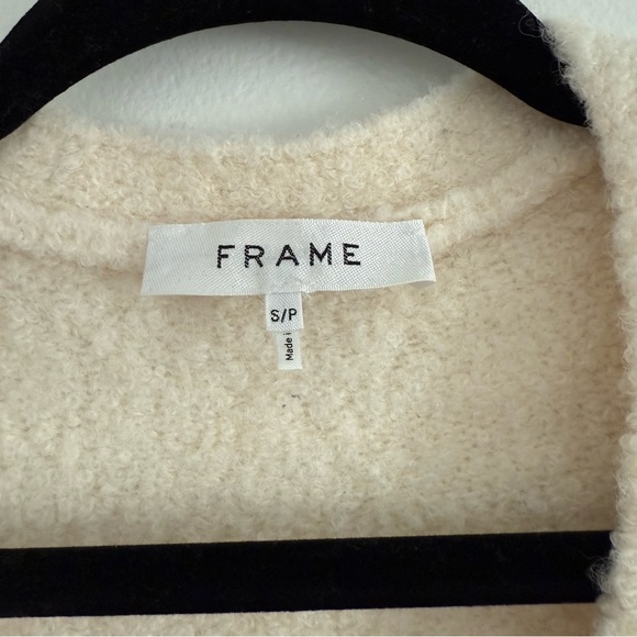 Frame Denim Fuzzy Crop Cardigan - Picture 4 of 4